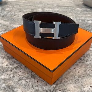 Hermes Reversible Belt size 90